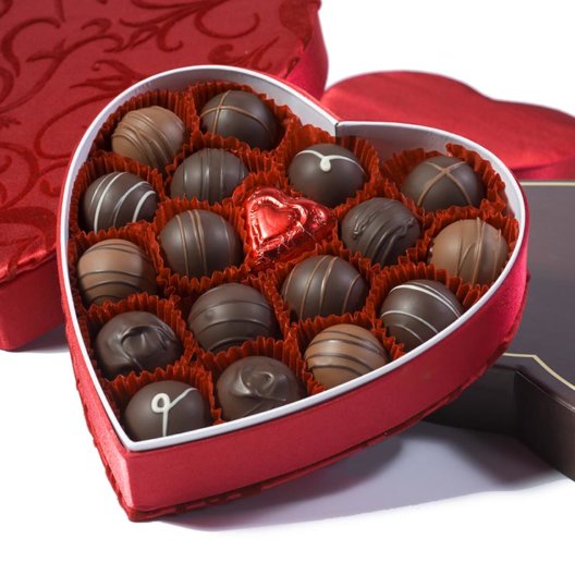 Li-Lac Chocolates - 19 pc Heart of Truffles 60_740x740